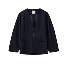 Load image into Gallery viewer, Sofie Schnoor Blazer-Nadelstreifen navy-
