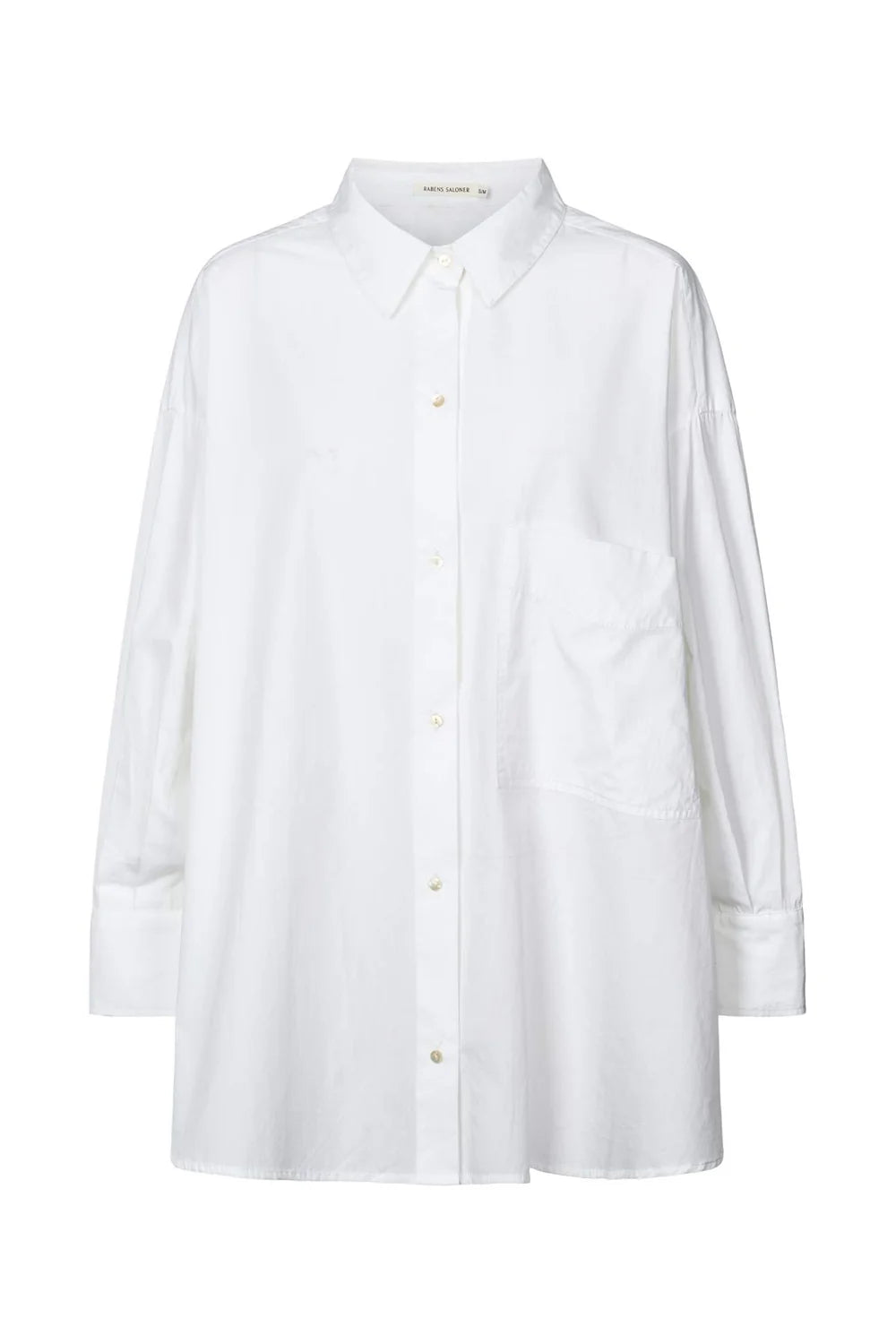 Rabens Saloner oversized Bluse-Noah-white