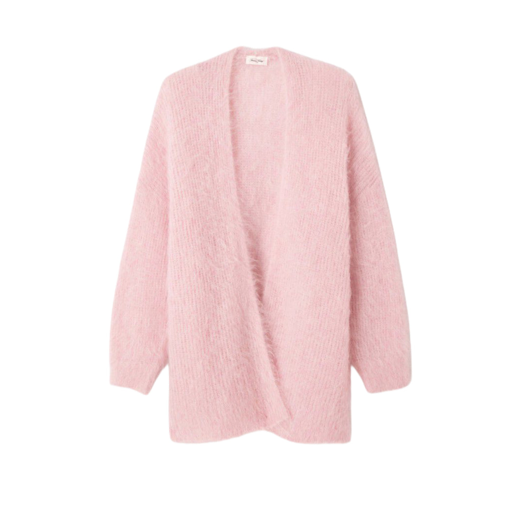 American Vintage langer Cardigan-Bymi-rose