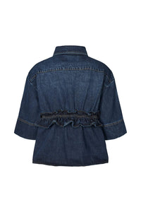 RABENS SALONER Jeansjacke Paige-blue